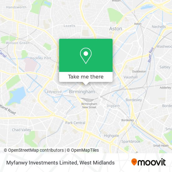 Myfanwy Investments Limited map