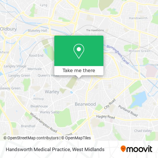 Handsworth Medical Practice map