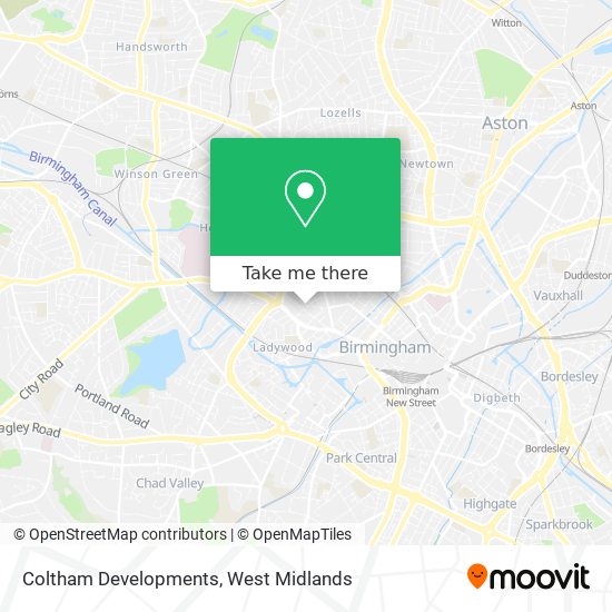 Coltham Developments map