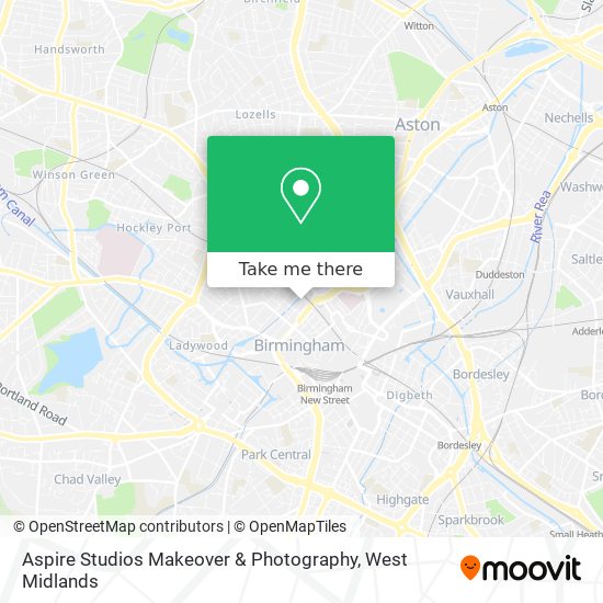 Aspire Studios Makeover & Photography map