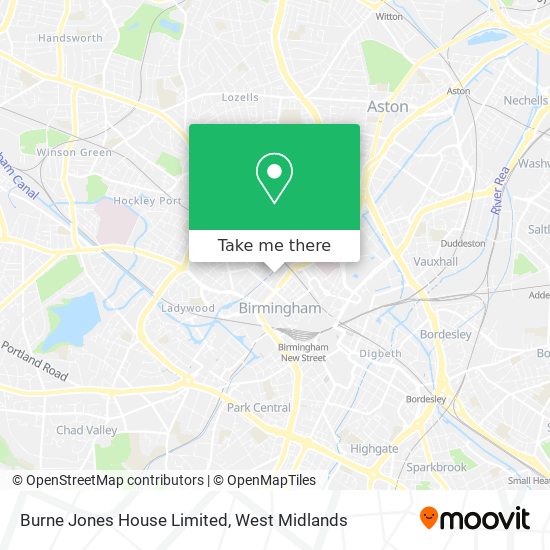 Burne Jones House Limited map