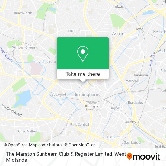 The Marston Sunbeam Club & Register Limited map