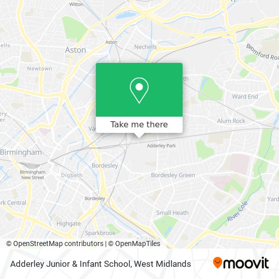 Adderley Junior & Infant School map