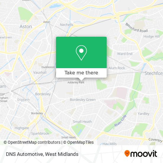 DNS Automotive map
