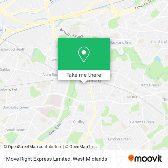 Move Right Express Limited map