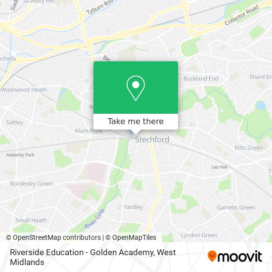 Riverside Education - Golden Academy map