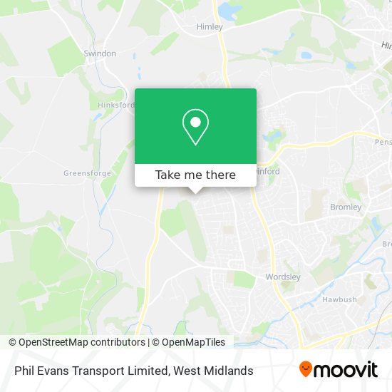 Phil Evans Transport Limited map