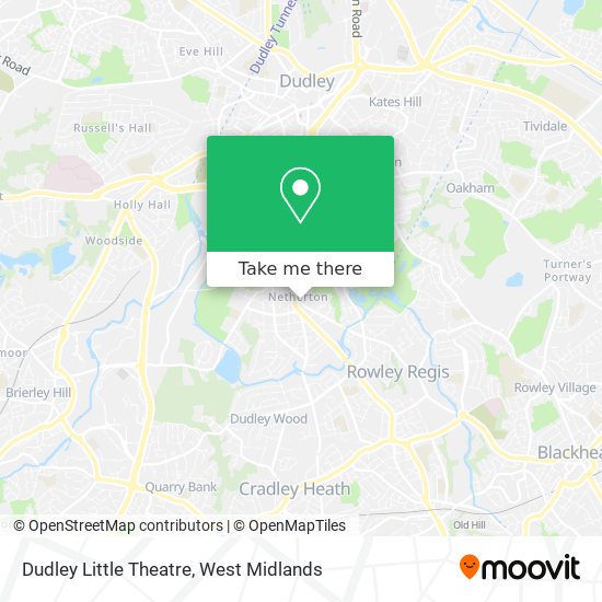 Dudley Little Theatre map