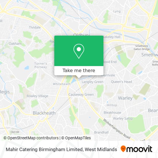 Mahir Catering Birmingham Limited map