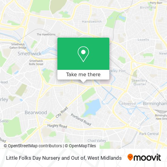 Little Folks Day Nursery and Out of map