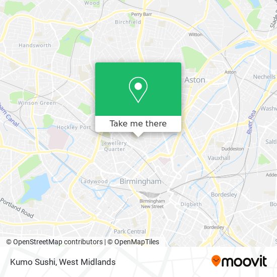 Kumo Sushi map