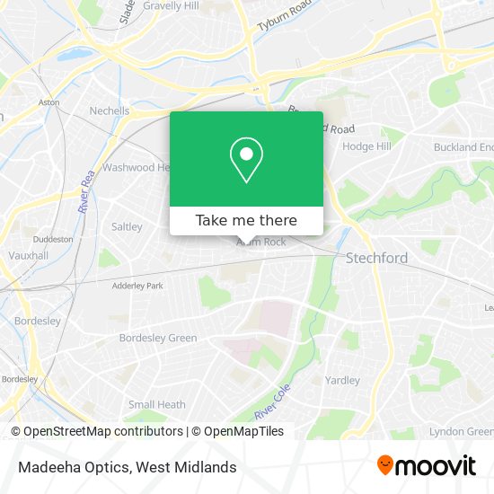 Madeeha Optics map