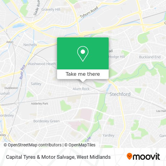 Capital Tyres & Motor Salvage map