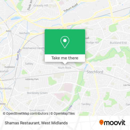 Shamas Restaurant map