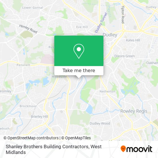 Shanley Brothers Building Contractors map