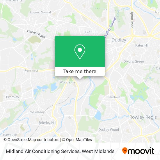 Midland Air Conditioning Services map