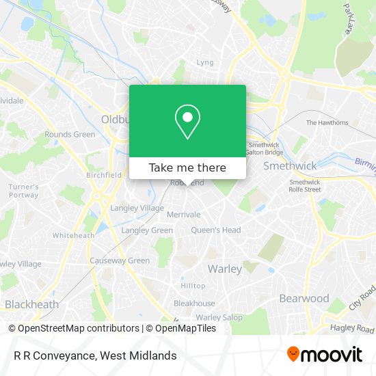 R R Conveyance map