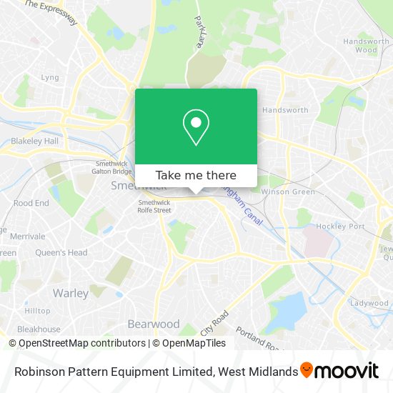 Robinson Pattern Equipment Limited map