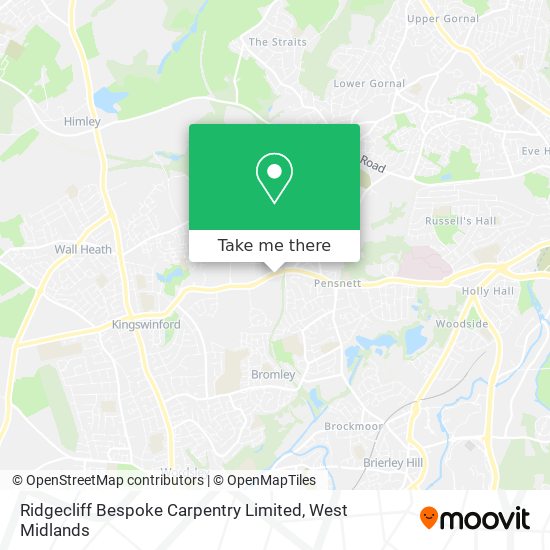 Ridgecliff Bespoke Carpentry Limited map