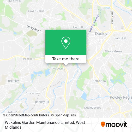 Wakelins Garden Maintenance Limited map