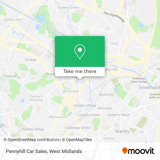 Pennyhill Car Sales map