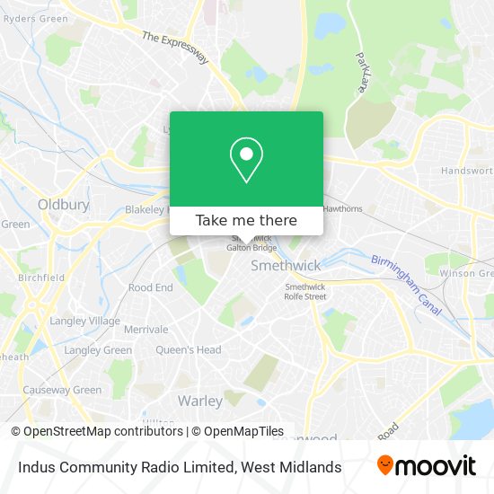 Indus Community Radio Limited map