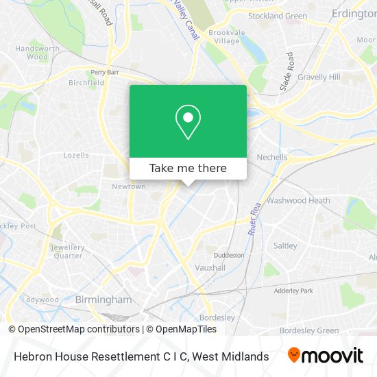 Hebron House Resettlement C I C map