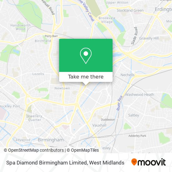 Spa Diamond Birmingham Limited map