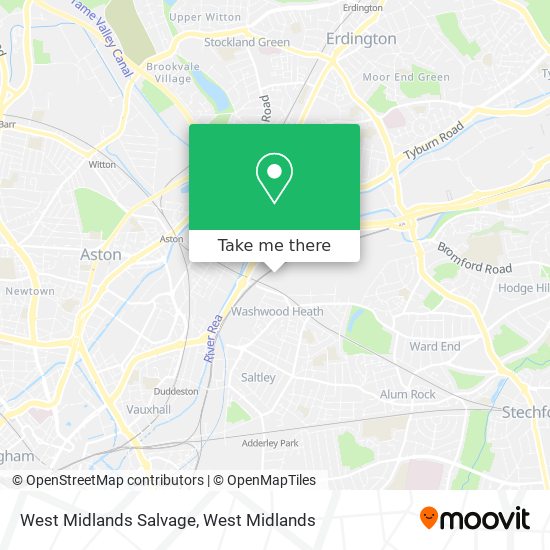 West Midlands Salvage map