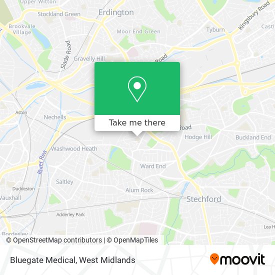 Bluegate Medical map