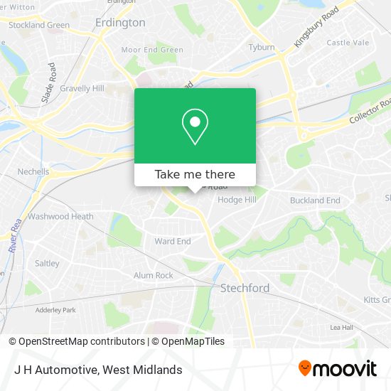 J H Automotive map