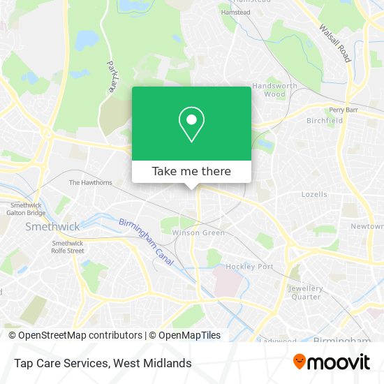 Tap Care Services map