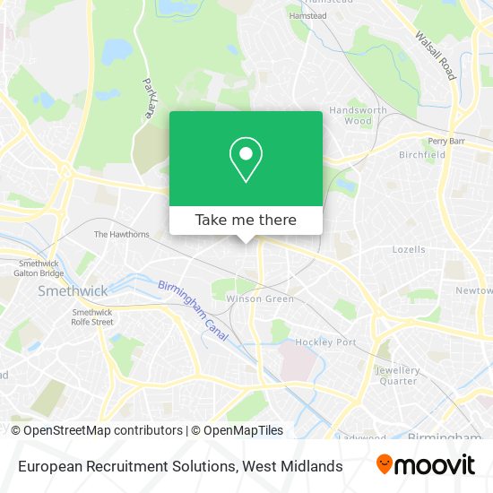 European Recruitment Solutions map