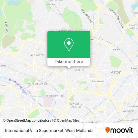 International Villa Supermarket map