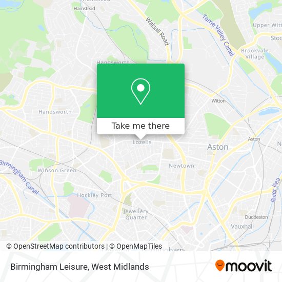 Birmingham Leisure map