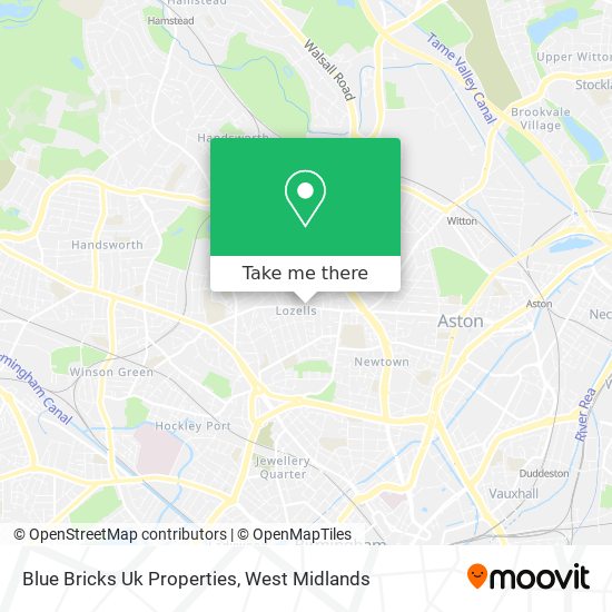 Blue Bricks Uk Properties map