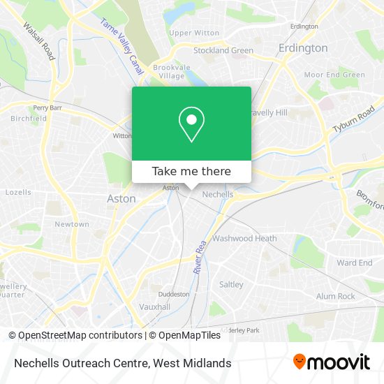 Nechells Outreach Centre map