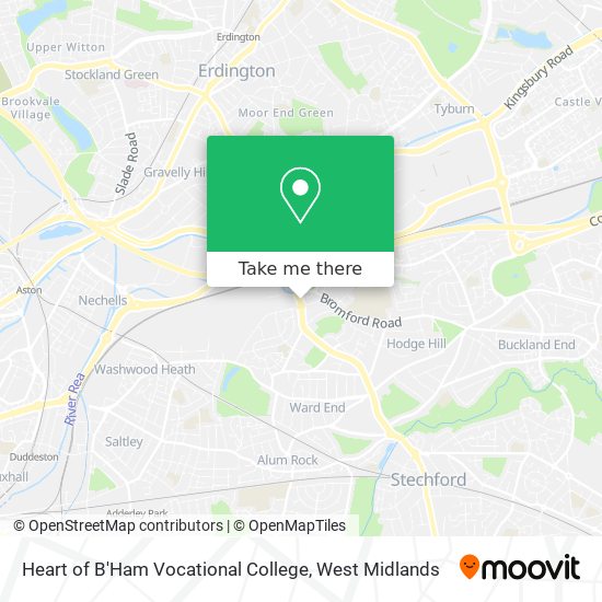 Heart of B'Ham Vocational College map