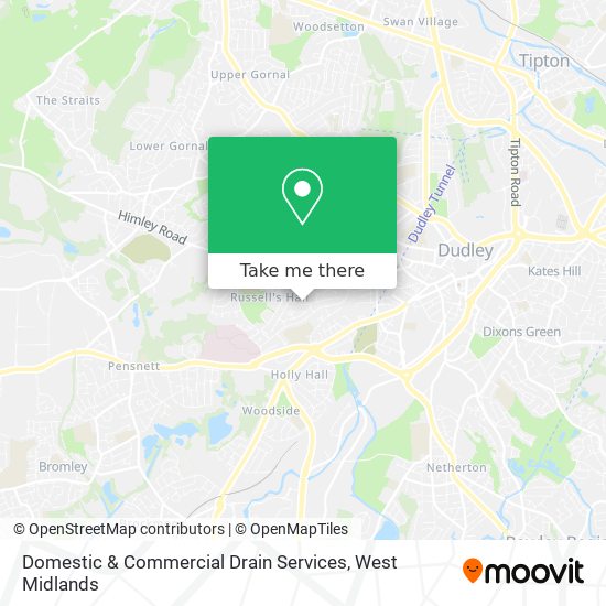 Domestic & Commercial Drain Services map