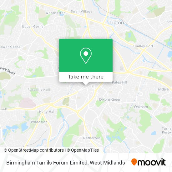 Birmingham Tamils Forum Limited map