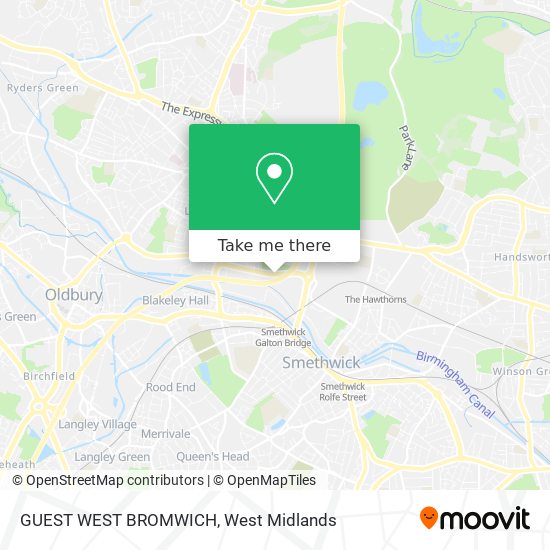 GUEST WEST BROMWICH map