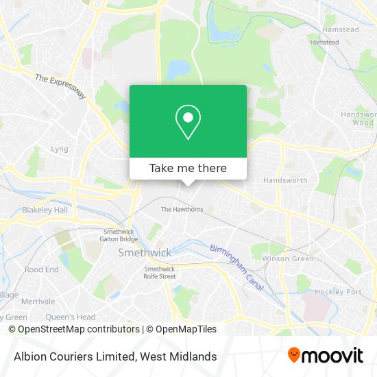 Albion Couriers Limited map