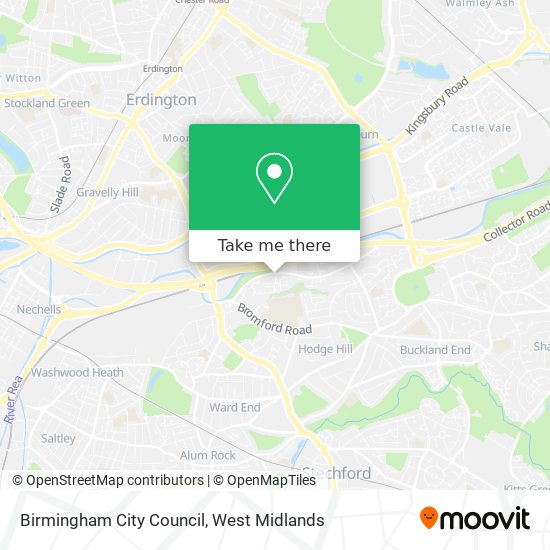 Birmingham City Council map