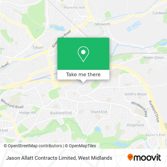 Jason Allatt Contracts Limited map