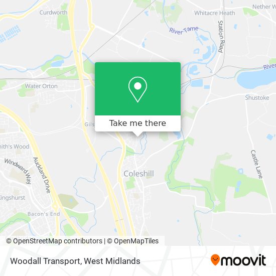 Woodall Transport map