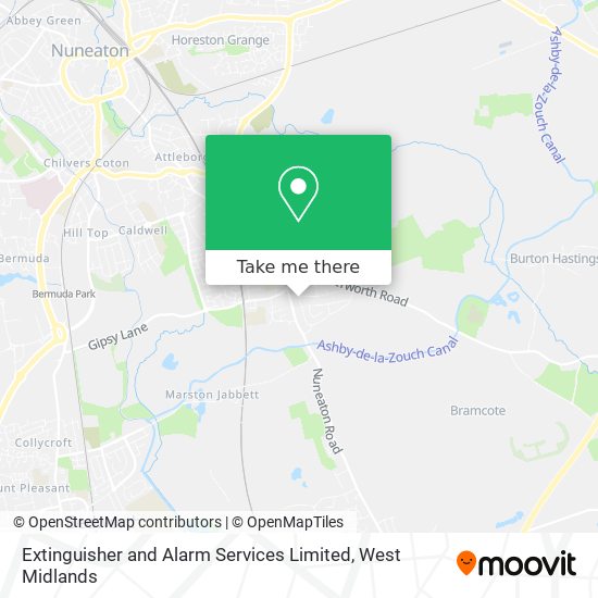 Extinguisher and Alarm Services Limited map