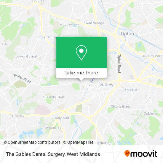 The Gables Dental Surgery map