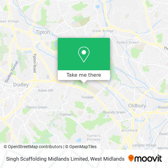 Singh Scaffolding Midlands Limited map