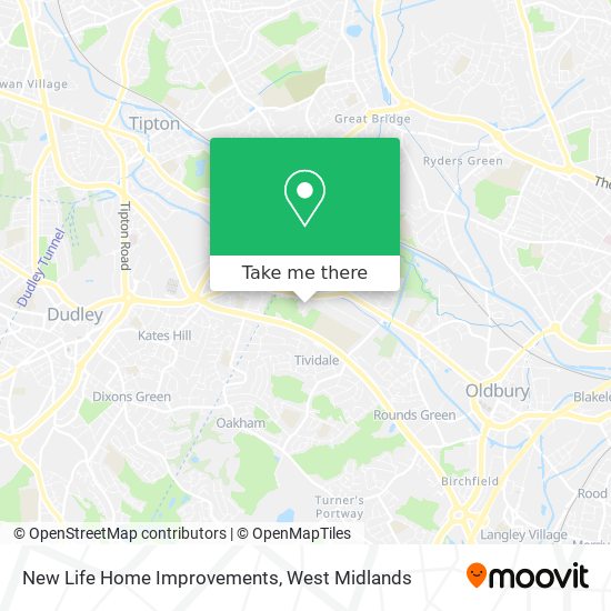 New Life Home Improvements map