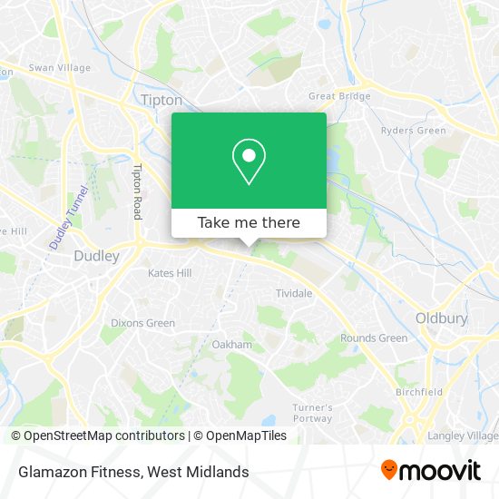 Glamazon Fitness map